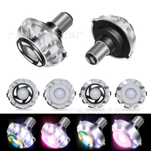 Motorcycle Modified colorful brake light Angel eye flashing taillight Electric Motorcycle LED brake taillight brake light
