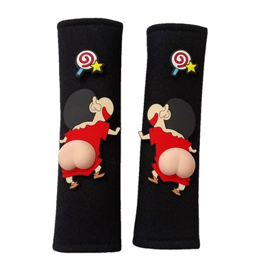 cover creative car interior decoration accessories — Seat belt shoulder pad - xiaoxin-butt-ice-silk-shoulder-pads-1-pair