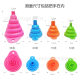 Silicone Folding Funnel Food Grade Foldable Silicone Funnel Mini Telescopic Funnel Household Liquid Dispensing Funnel