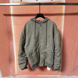 正确版本 CH克罗家25FW新款十字架贴皮重工刺绣棉服夹克保暖街潮