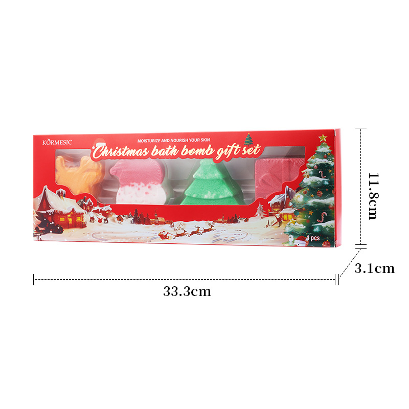KORMESIC 크리스마스 목욕 선물 상자 [해외 판매만 가능, 국내 판매 금지, 구매 시 면책 및 책임을 의미함]