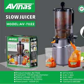 AV-7022  EU  SLOW JUICER 2PCS/CTN 0.085cbm