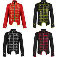 Medieval Retro Men's Steam Punk Drummer Punk Wish Amazon Men's Gothic Jacket