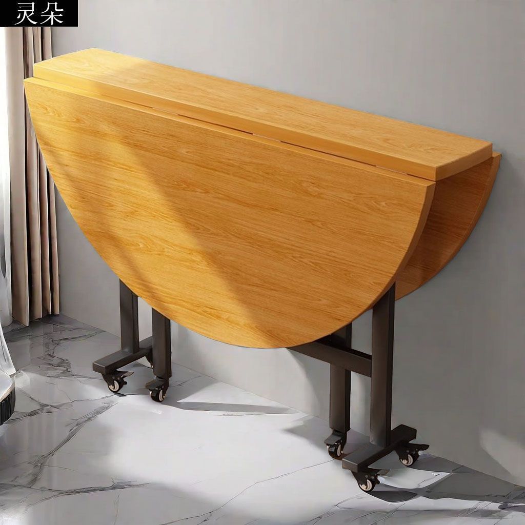 Mesa plegable móvil simple mesa redonda mesa de comedor creativa mesa de comedor casa pequeña mesa rural plegable gran mesa redonda image 10