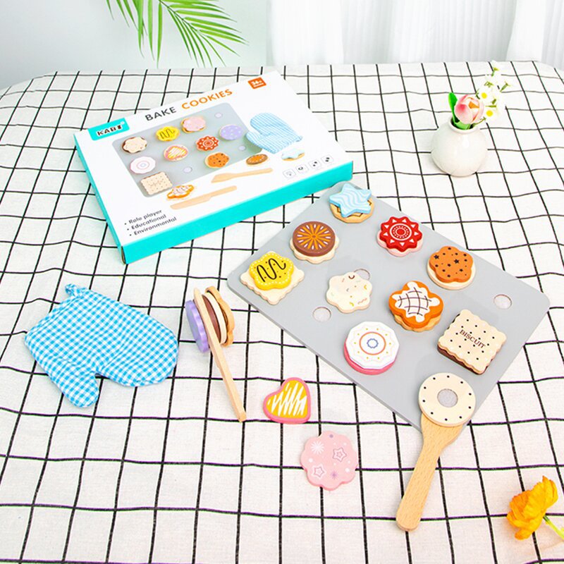 早期教育木製子供の知育玩具デザートケーキ幼稚園エリアコーナーブレンダーティーセットセットままごと