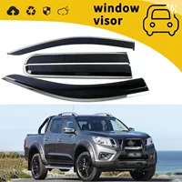 Подходит для Nissan Navara 2015-2017 годов выпуска: накладки на дверные и оконные дождевики, модифицированные для декора.