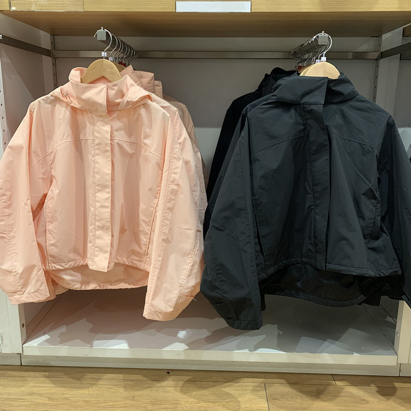 Women's Clothing 2025 Spring Windproof Stand-Up Collar Jacket Hooded Short Coat Simple Versatile Solid Color Jacket 474894 Women's Clothing 2025 Spring Windproof Stand-Up Collar Jacket Hooded Short Coat Simple Versatile Solid Color Jacket 474894