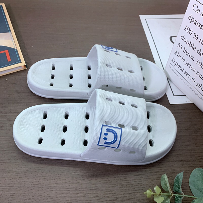 Leaky Sandals Men's Bath Bathroom Sandals and Slippers Thick Bottom Home Indoor Couple Dormitory Showers Women's Hotel Slippers