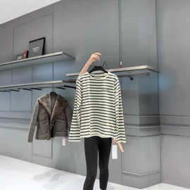 【奥lai女装集合】 条纹大版型T恤-190899