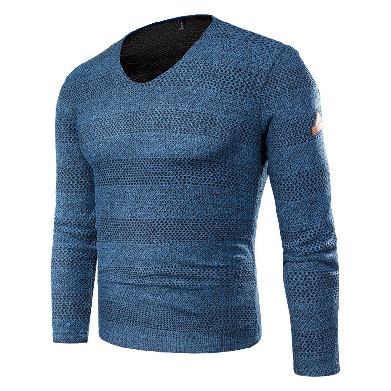 Slim Jumper Knitwear Autumn Winter Strip...