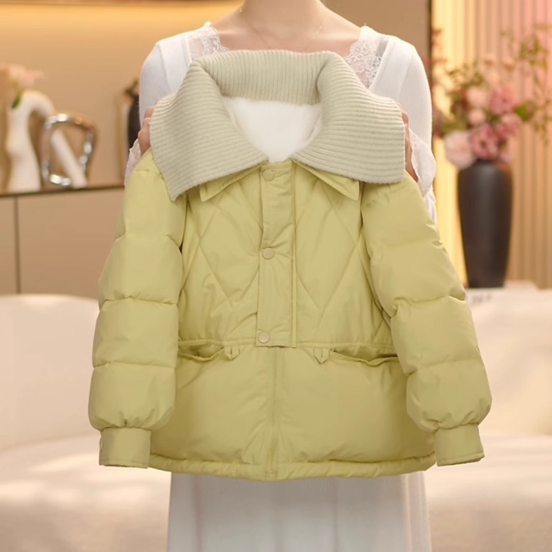 Winter new style of children's western-style winter clothing with added velvet and thick coat for girls, cotton jacket_voghion.com