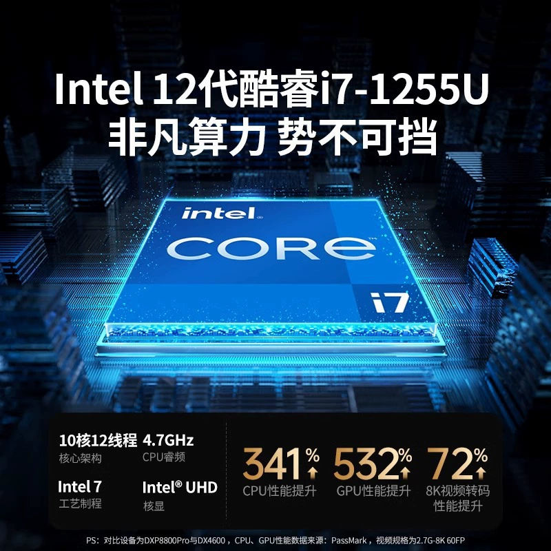 Private Cloud DXP8800PRO восемь дисков NAS сетевой сервер хранения данных AI альбом двойной Wanzi.com