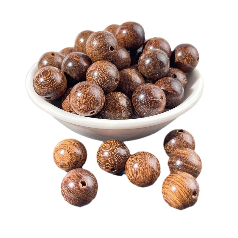 Natural Golden Sandalwood Bracelet Loose Beads 108 Sandalwood Wooden Buddha Beads diy Beads Cultural Toy Accessories Bracelet with Beads