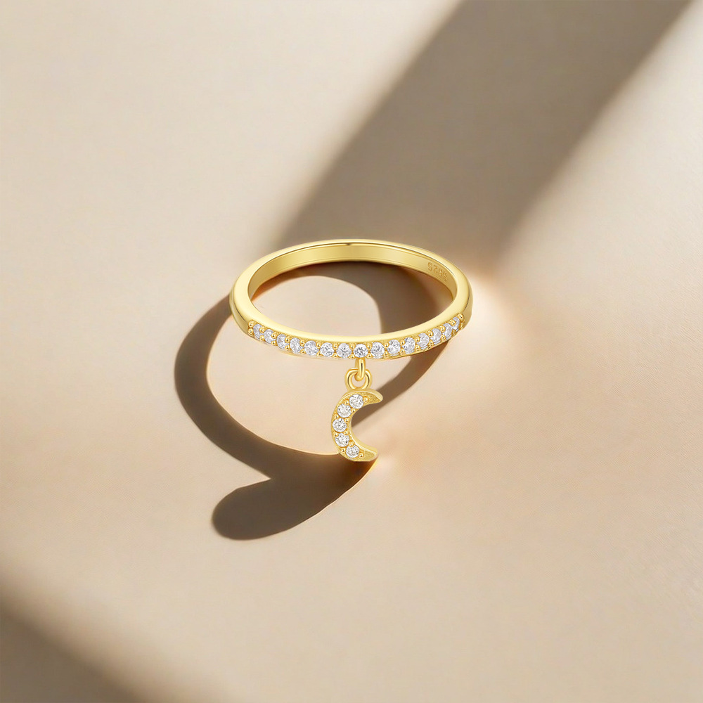 1g Weight Zircon Inlay Material Charm Rings, Rings Classification 7 Ring Size 1 Piece Quantity Wedding, Date, Engagement Occasion 925 Sterling Silver Material Cross, Star, Heart Shape Pattern All Seasons Season Women's Gender Inlay Design Simple Style Style Gold Color 925 Sterling Silver Zircon Cross Star Heart Shape Charm Rings Rings 925 Sterling Silver Rings 26