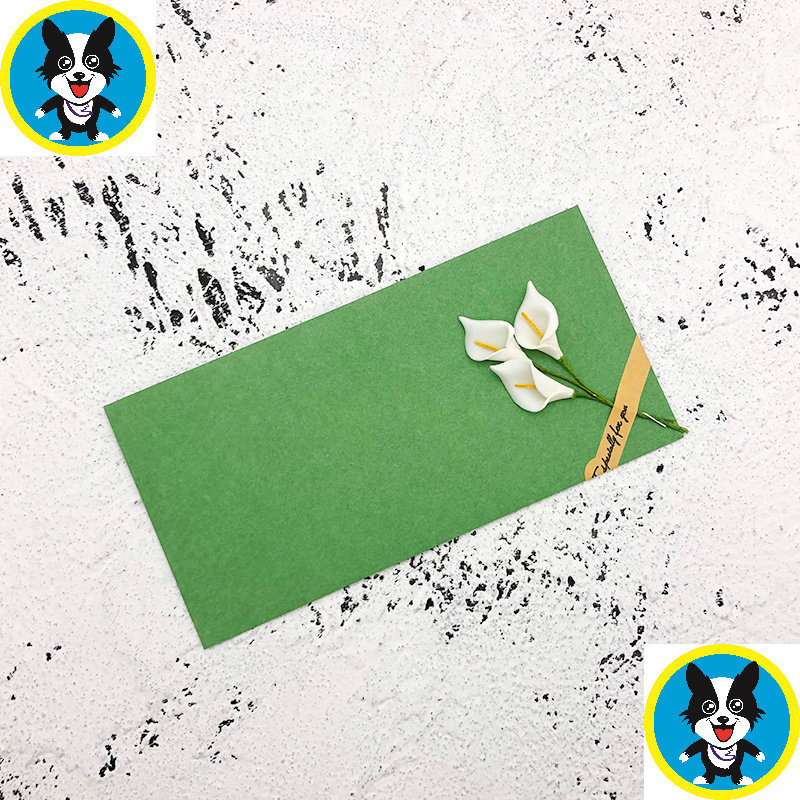 智贝SKU图_12信封信纸套装干花文艺小清新创意diy牛皮