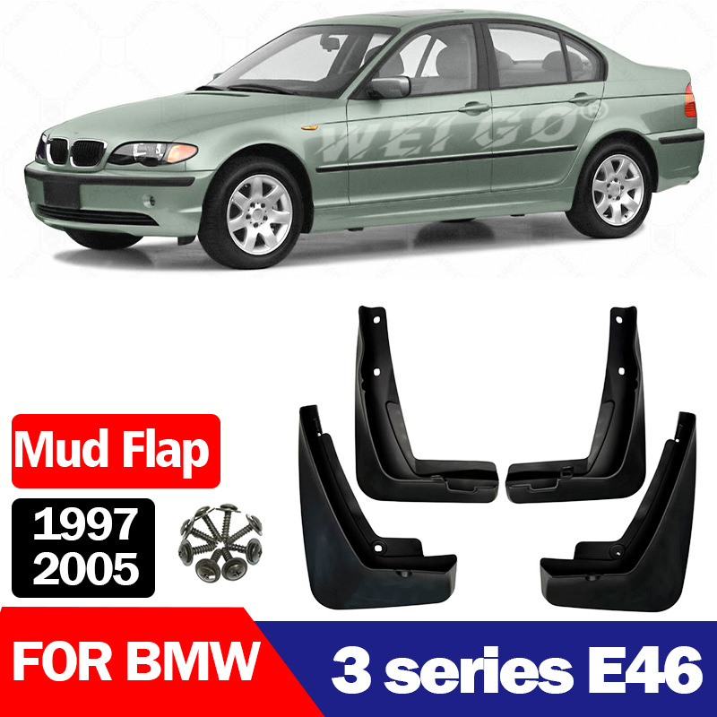 Suitable for Bmw 3 Series E46 Mud Flaps, Mudguards, Mud Rubber Accessories 97-05