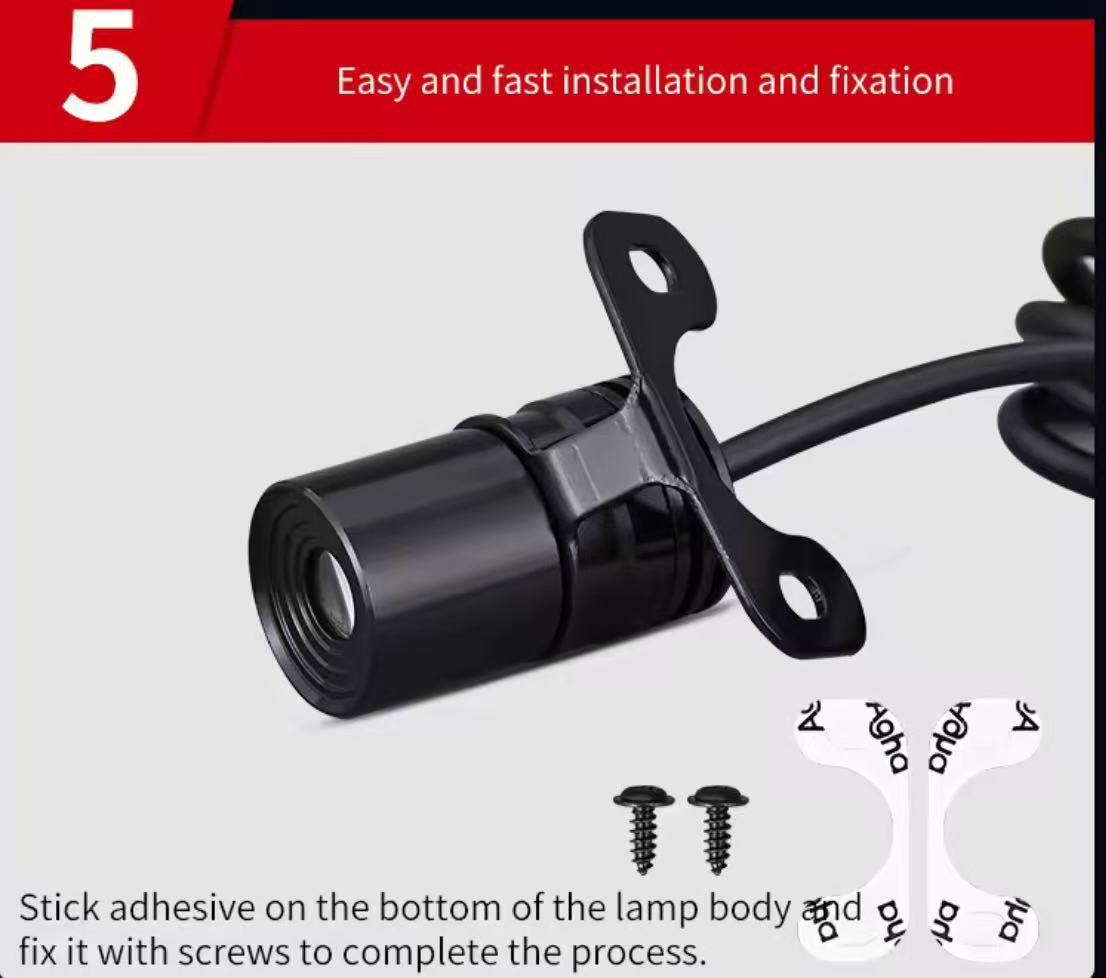 【Source Factory】Motorcycle Projector Turn Signal Light Led Atmosphere Turning Light Ground Light Gesture Light High Brightness Warning Light