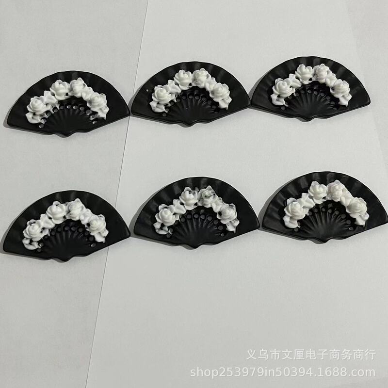 New Dark Blind Box Peripheral Decorative Relief Fan Three-Dimensional DIY Cream Gel Hair Stamp Shooting Props Baroque New Dark Blind Box Peripheral Decorative Relief Fan Three-Dimensional DIY Cream Gel Hair Stamp Shooting Props Baroque