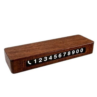 Nömrəli dayanma kartı: decorative ornament, wooden DIY dashboard