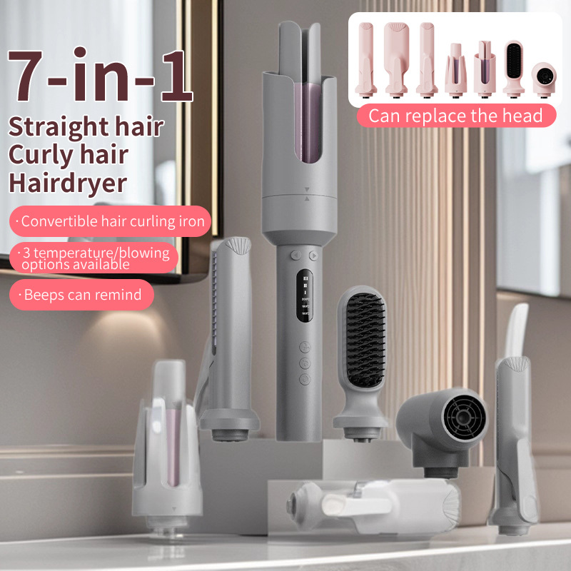 Cross-Border Exclusive Fully Automatic Curling Iron Magic Tool 32 Egg Curls 28 Negative Ions Non-Damaging Multi-Function Three-In-One Hair Straightening Comb