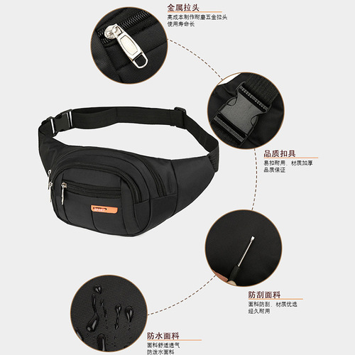 Sports waterproof waist bag for women summer work mobile phone bag crossbody canvas bag for women outdoor running sports bag running waist bag
