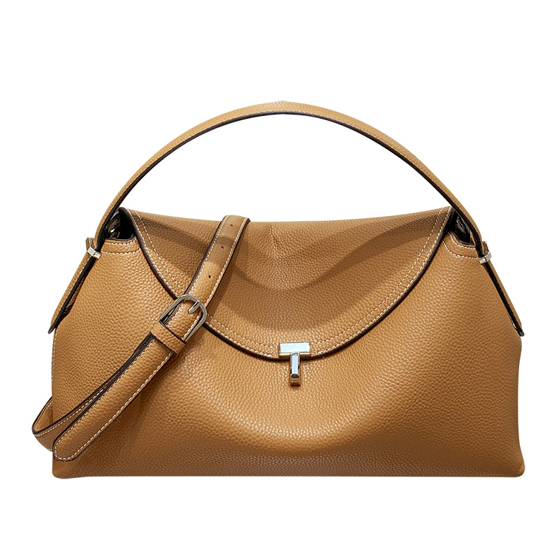Bolso crossbody de alta textura 2024 primavera y verano nueva moda todo partido moda lujo nicho de cuero suave hombro cercanías mujeres