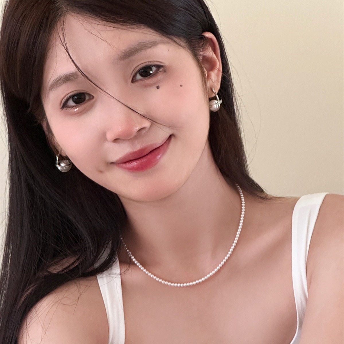 小眾獨特星球設計耳環女輕奢高級感珍珠耳圈時尚氣質銀針耳飾