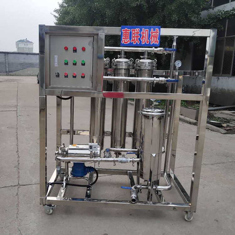 供应红酒过滤机 酒类过滤设备 白酒立式过滤不锈钢全新