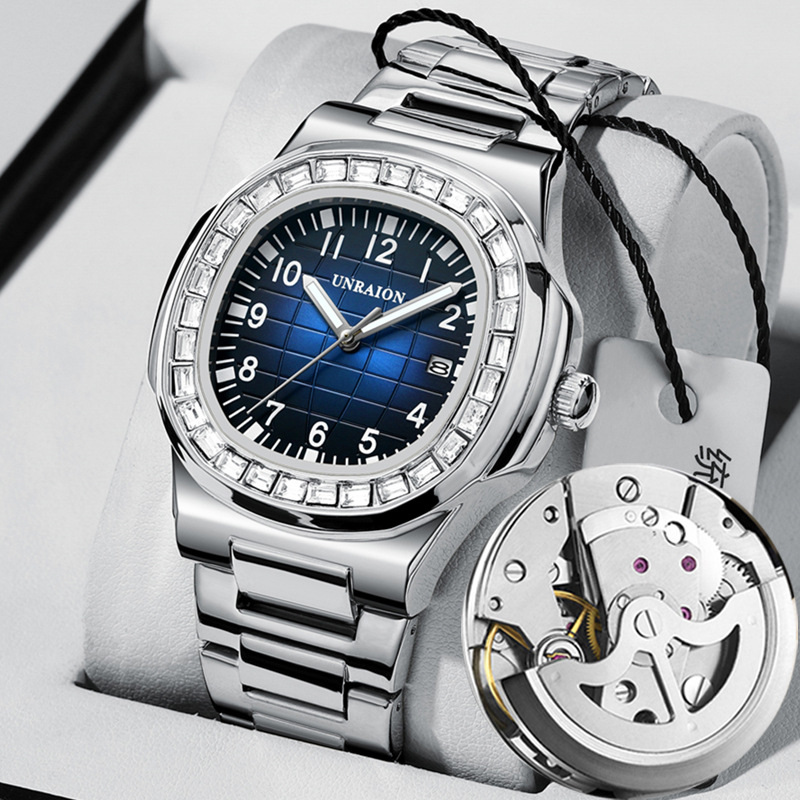 Hand Grenade Series Men's Watch Fully Automatic Mechanical Watch Men's Waterproof Fashion Calendar Quartz Watch New Watch