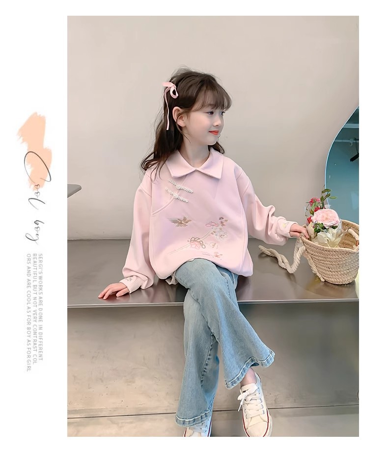 Kinder Hoodie Set Für Mädchen Herbst Im Modischen Chinesischen Stil_voghion.com