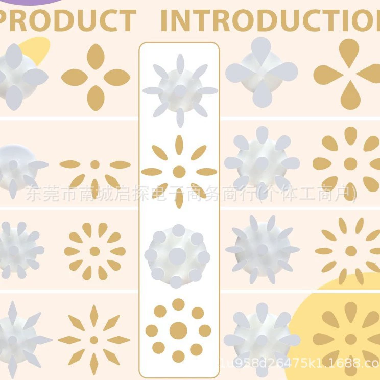 Кросс-гранич Flower Floral Dotting Tools для Dot Painting Embossed Dot Driller