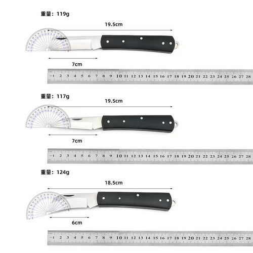 All Stainless Steel Folding Tree Grafting Knife Stand, Grafting Knife for Outdoor Portable Folding Fruit Knife Garden Tool Wholesale