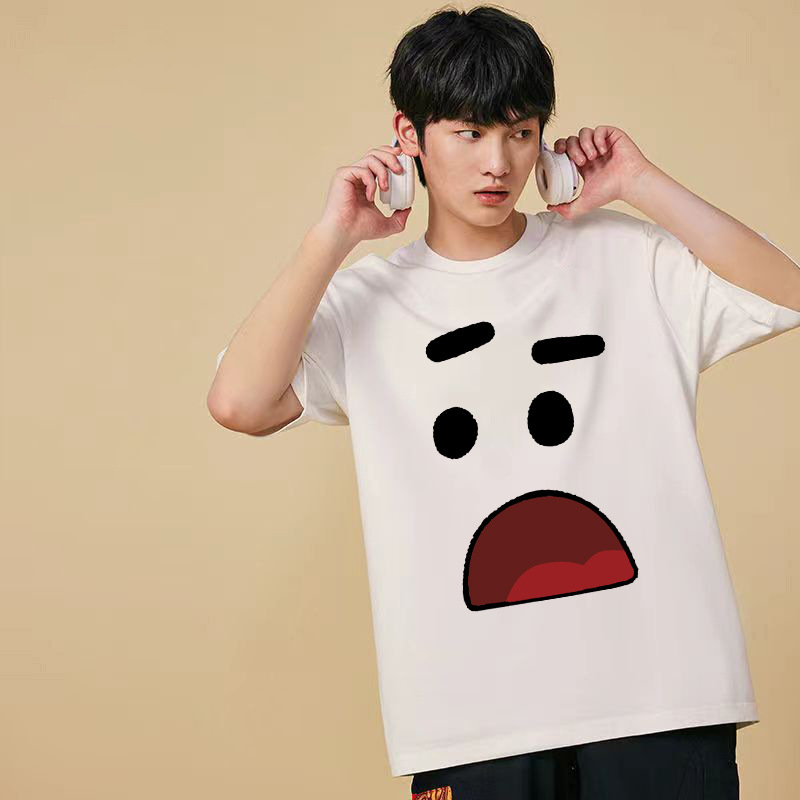 T-shirt de mangas cortas para hombres 2026 nuevo estilo de verano pareja chaqueta de hielo fresco estilo de puerto relajado transpirable T corta cómoda
