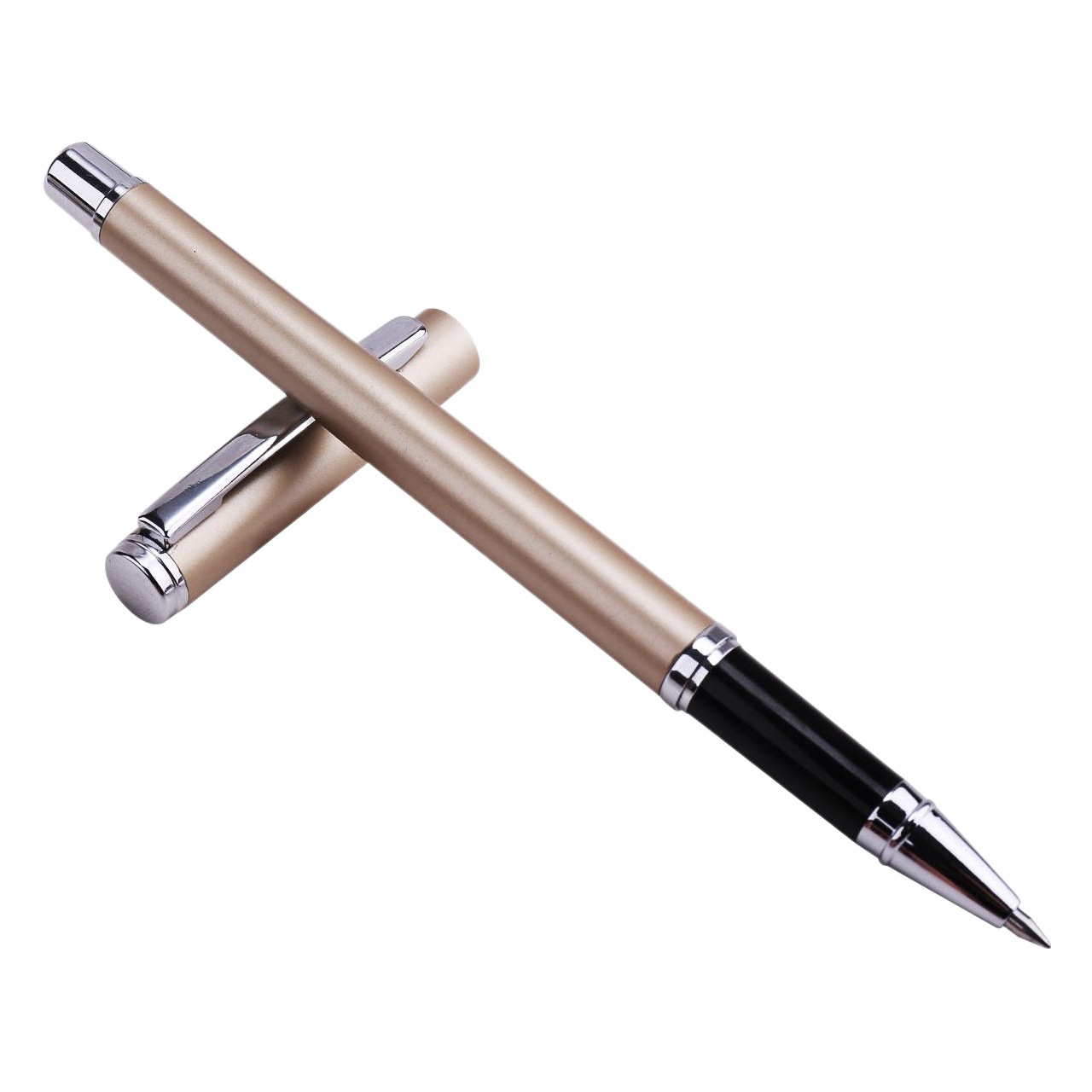 Deli S82 metal la pluma del gel, pluma de la firma, pluma del carbón, pluma del negocio de la oficina, puede ser pluma del negro 0,5