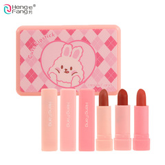 恆芳HengFang 少女彩妝卡通軟萌兔柔霧口紅代發化妝品速賣通 9117
