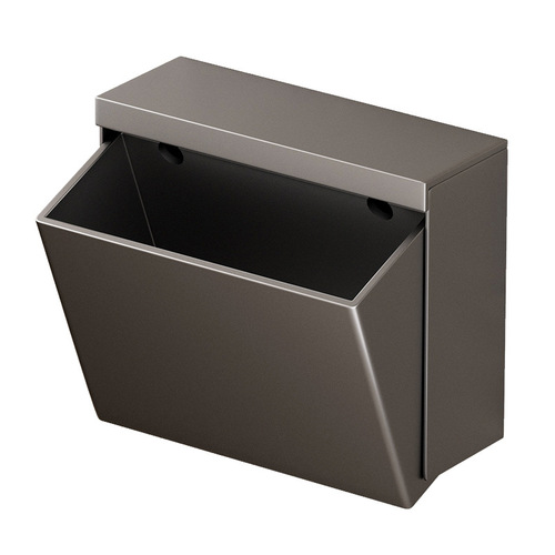 Bathroom tissue box punch-free toilet paper towel holder wall-mounted gun gray toilet paper box toilet paper storage rack
