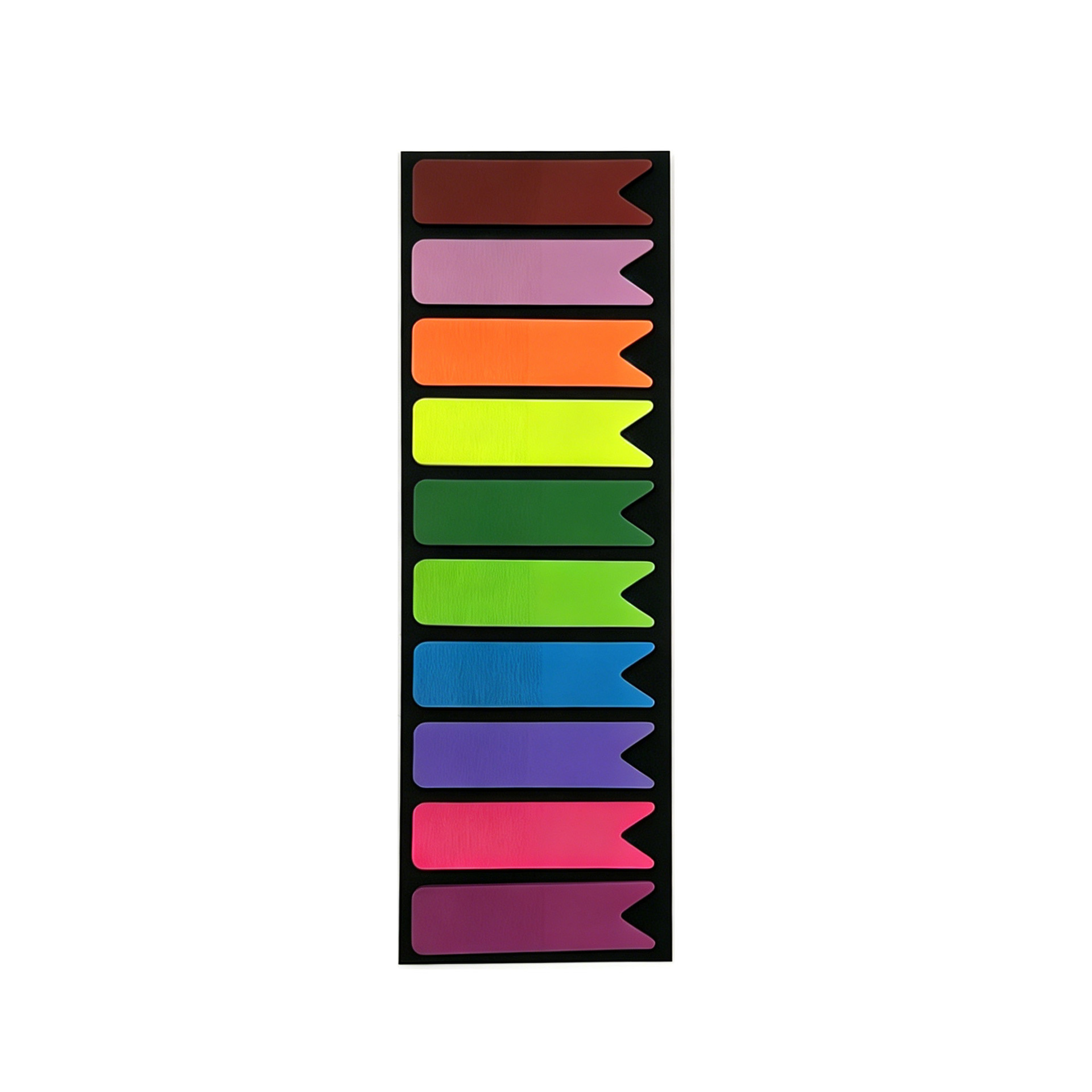 Notas adhesivas transparentes extraíbles de 10 colores, notas adhesivas impermeables para estudiantes, pegatinas de índice de colores Morandi de secado rápido, impermeables y de secado rápido