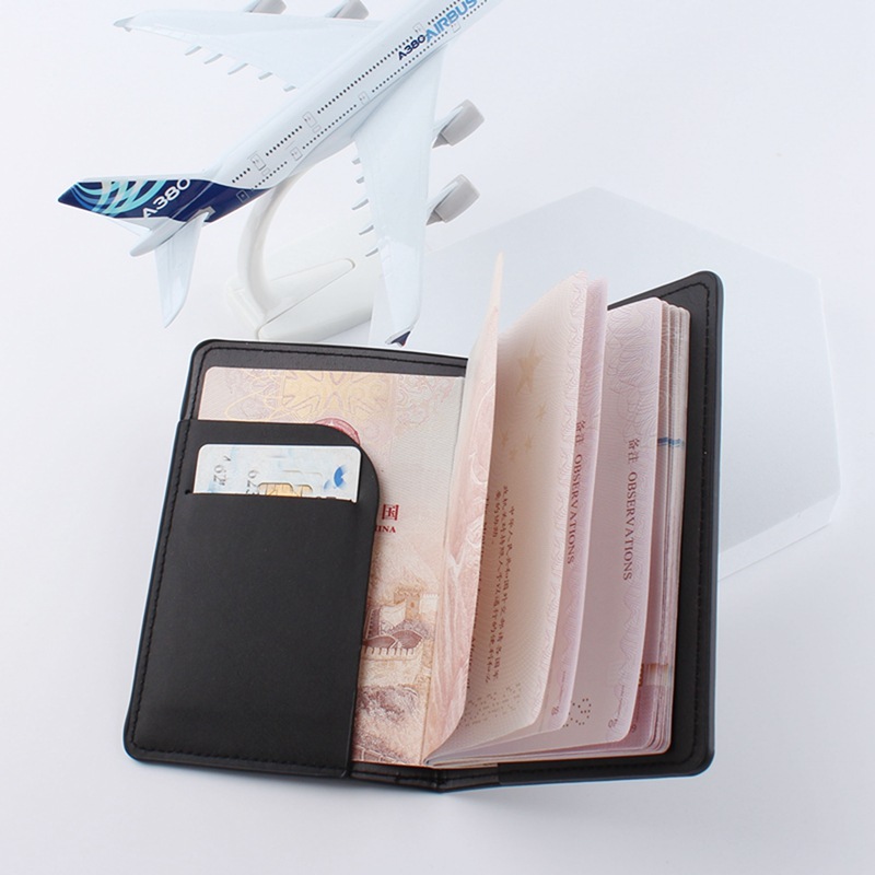 Unisex Basic Airplane Pu Leather Passport Holders display picture 3