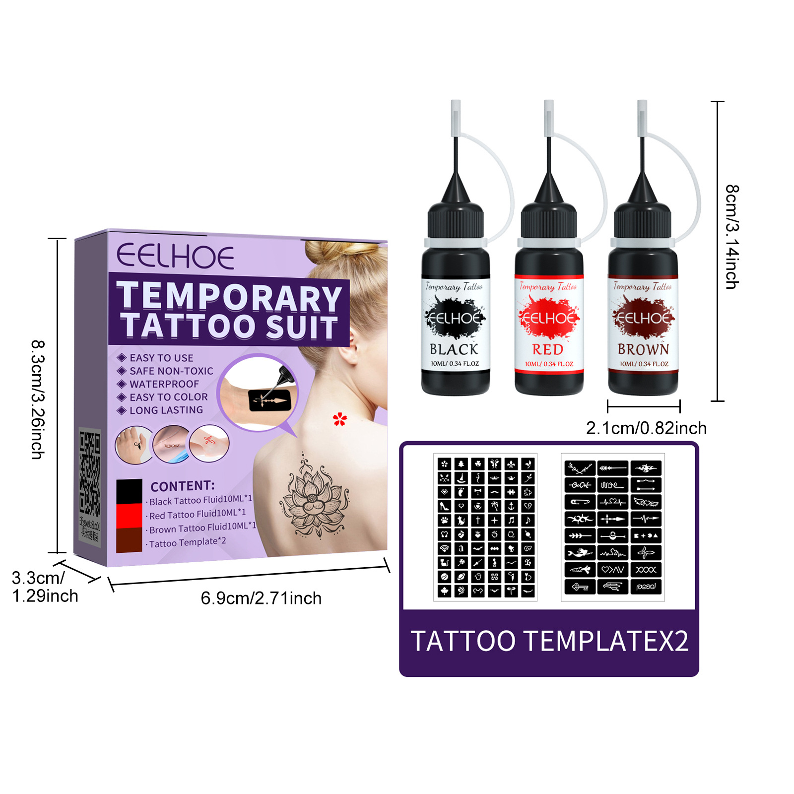 EELHOE Juice Tattoo Set Design 2