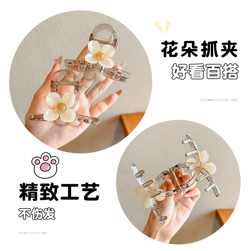 Clip de cabello pequeño tamaño medio, tocado de mujer, clip de cabello de flores 2025, nuevo clip de cabello de tiburón, clip de cabello de alta calidad, accesorios para el cabello