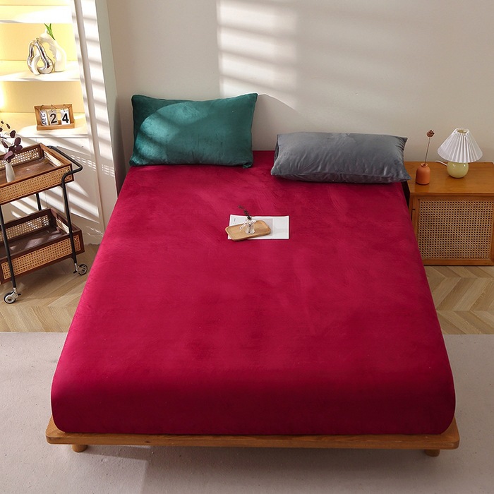 버건디 + 믹스 베갯잇