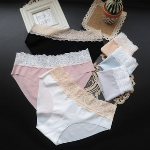 Antibacterial thin lace pants, silk cotton trousers