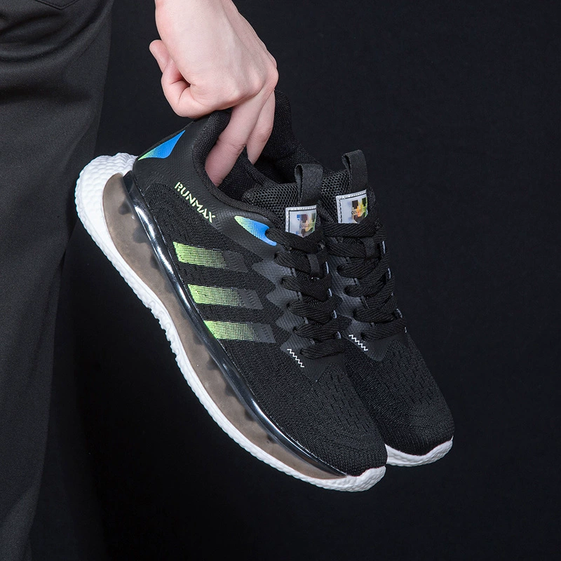 Мужская обувь, классические кроссовки с мягким дном и попкорном, весенне-осенняя дышащая плетеная повседневная обувь, оптовая продажа, мужская обувь