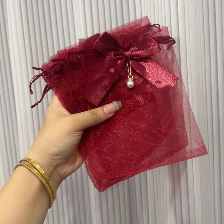 现货直发喜糖袋子结婚专用纱袋婚礼装糖袋子网纱瓜子花生支持代发|undefined