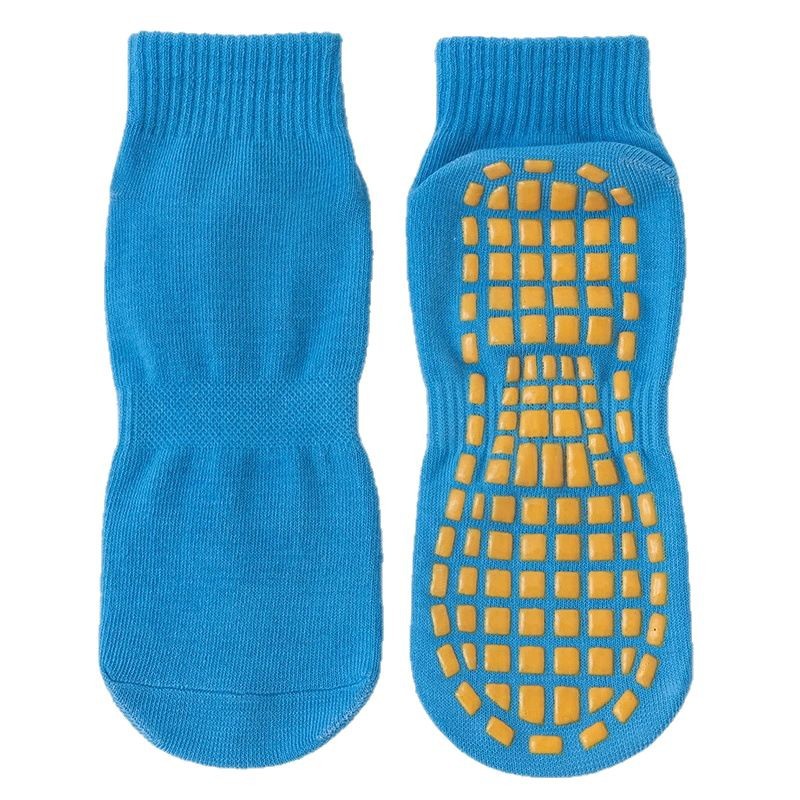 Manufacturer Wholesale Anti-Slip Socks Children's Playground Trampoline Socks Baby Early Education Floor Socks Adult Mid-Tube Yoga Socks