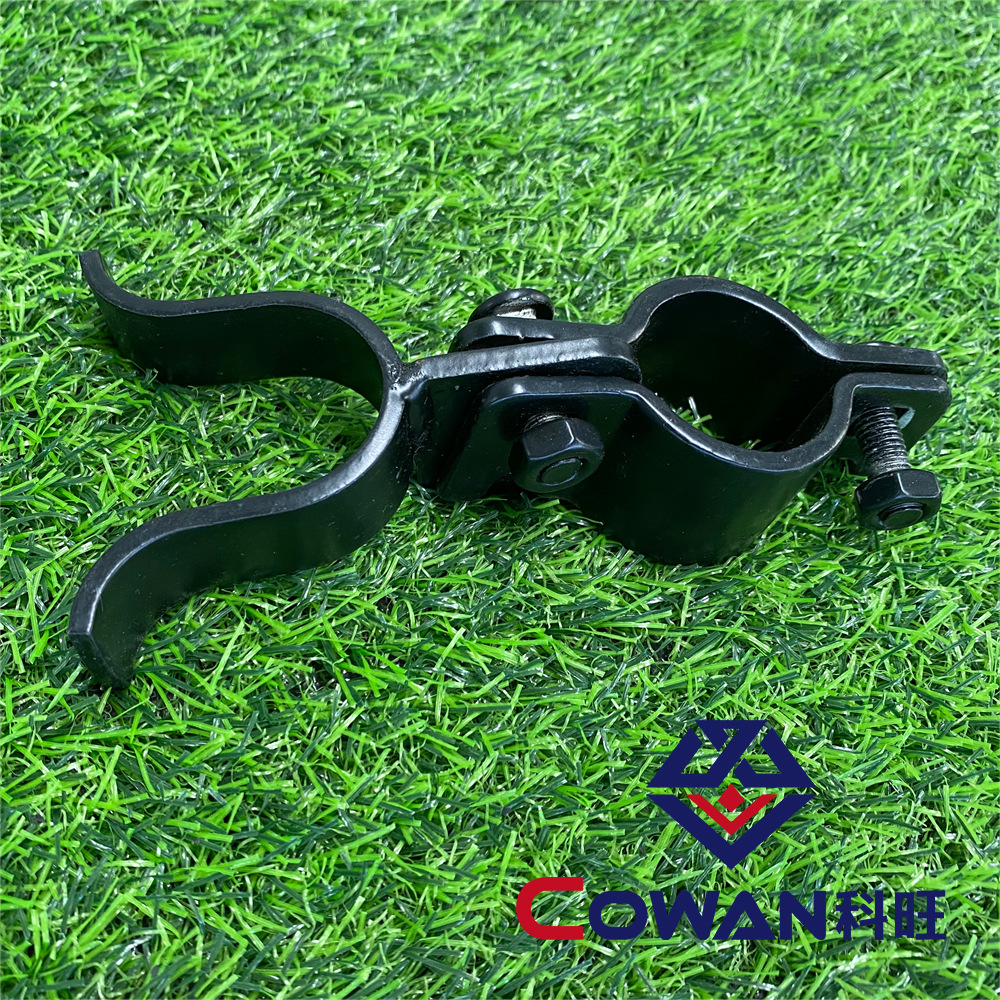 Accesorios de barandilla de red de eslabones de cadena Piezas de fijación de valla de estadio Piezas de conexión de valla de alambre Cerradura del eje de la puerta Fork Latch