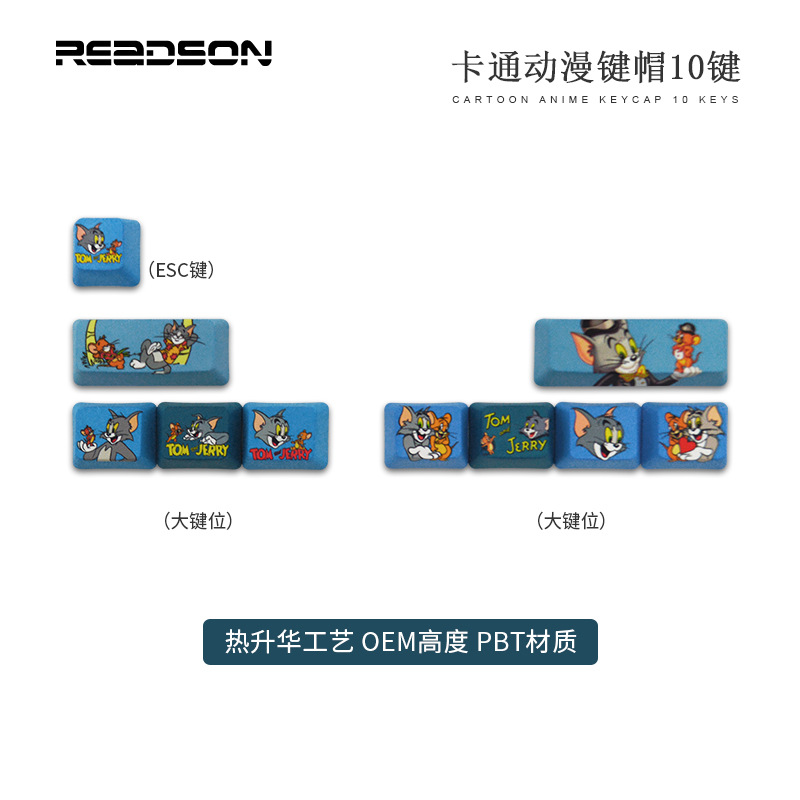 [Sublimación 10 series clave] CMYK sublimación PBT keycap WIN color Impresión de transferencia térmica suplemento de posición clave grande