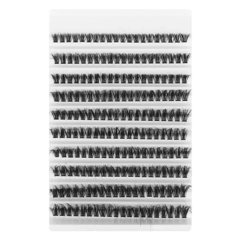 Pestañas Postizas Segmentadas de 50P80P, Tipo Pelo, de Fusión en Caliente, de Venta Caliente Transfronteriza, para Autoaplicación, Extensiones de Pestañas en Racimo Individual