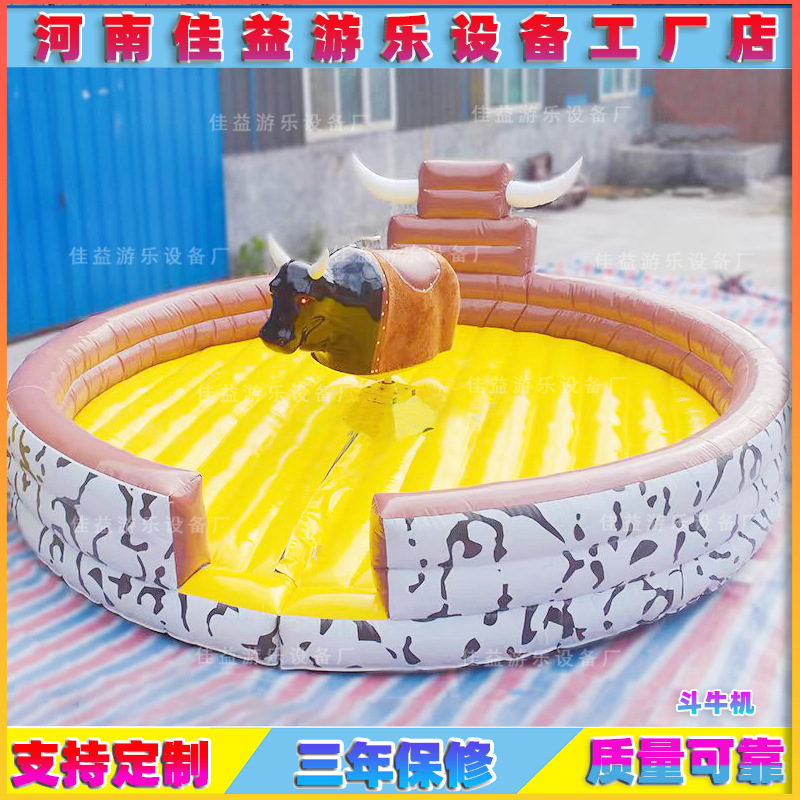 Mad Matador de toros equipo de atracción popularidad en línea nueva máquina eléctrica de rotación montada en toros proyecto de estand de feira del templo props de calentamiento