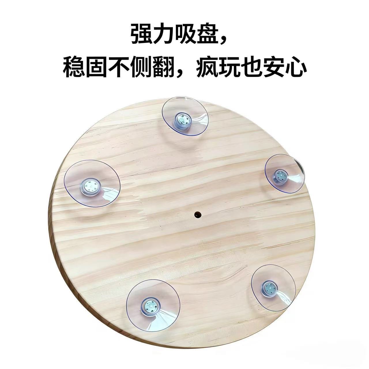 Madera transfronteriza rotativa antideslizante para mascotas rascar tablero de juguetes para perros garras de protección de comida lenta bandeja caja de almacenamiento de alimentos image 5